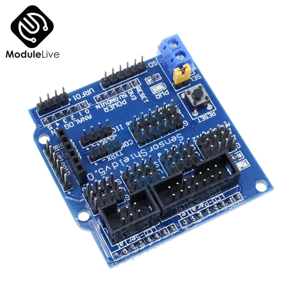 V5.0 5 0 сенсор Щит Плата расширения для Arduino IDE электронные строительные блоки робот