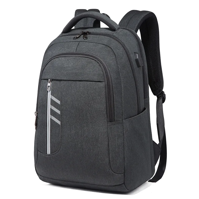 D.GREY SNAP TOURS Waterproof Travel Backpack For Men USB Charging Portable Urban Laptop Backpack Large Space Trip Bagpack - Цвет: D.GREY