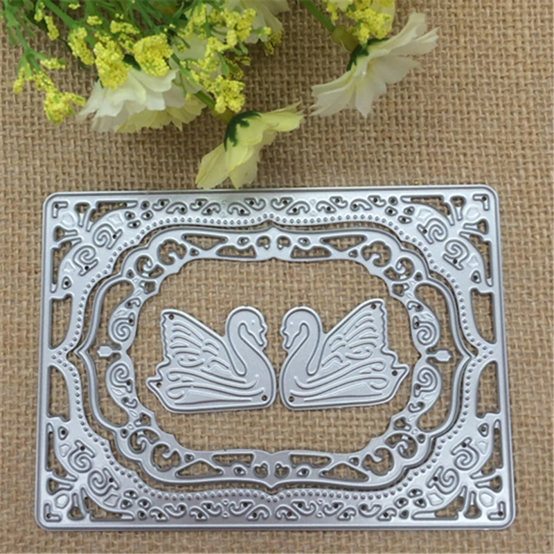 1 Набор лебяжьих штампов трафарет для стен сделай сам углеродная сталь