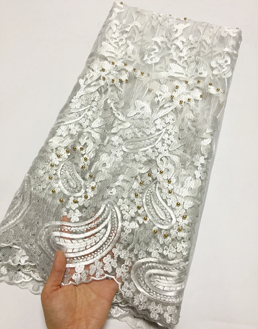 Королевский синий африканский кружево ткань 2018 вышитые кружевная в нигерийском