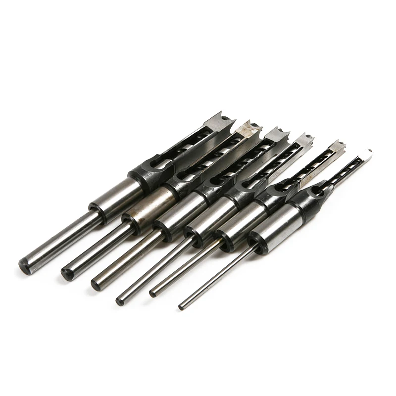 FUNN 6pcs для обработки дерева квадратные отверстия сверло долото набор DIY
