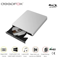 deepfox bluray player external optical drive usb 3 0 blu ray bd rom cddvd rw burner writer recorder portable for macbook laptop
