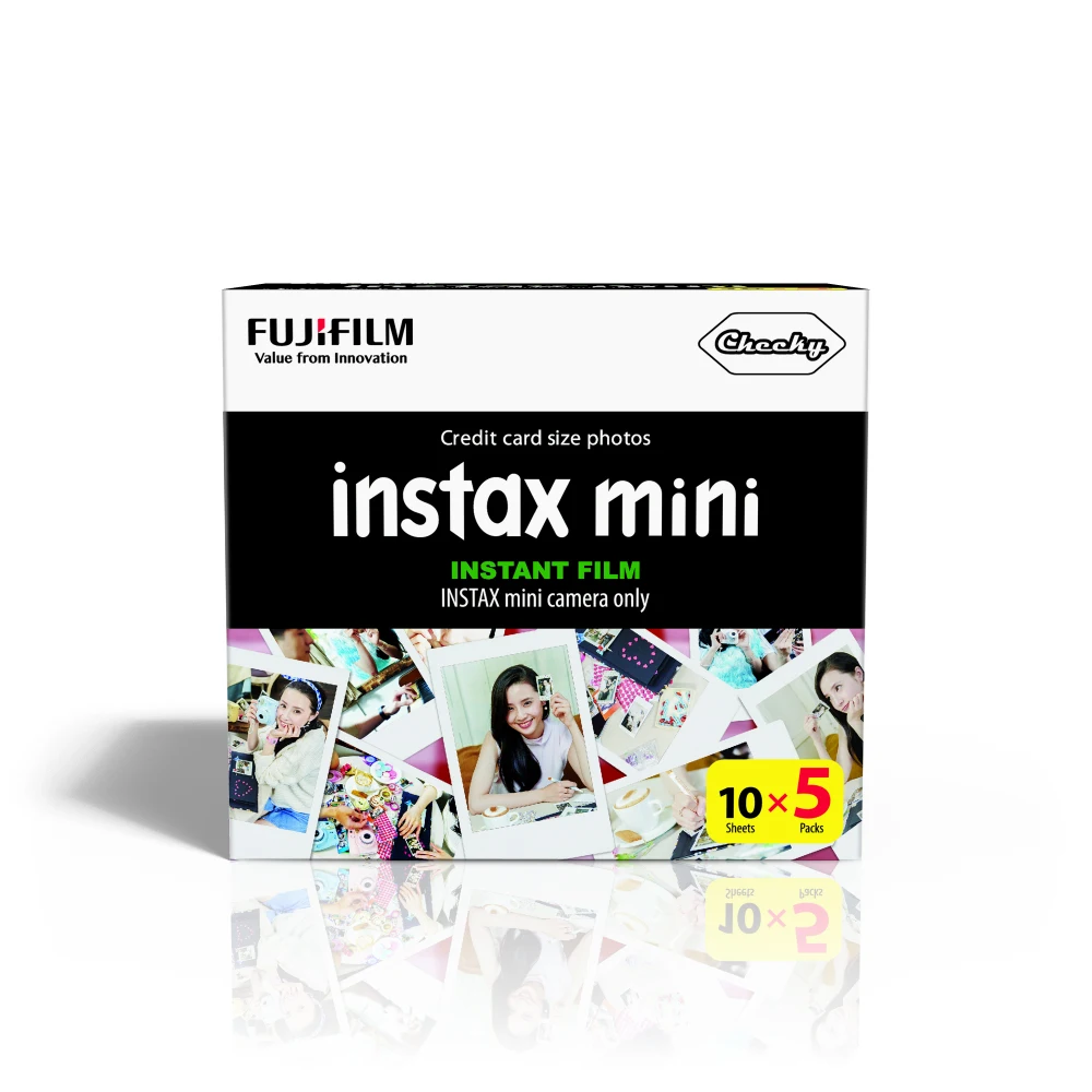 Высокое качество 50 Простыни Детские оригинальный FUJI Плёнки Fuji Instax Mini белый для