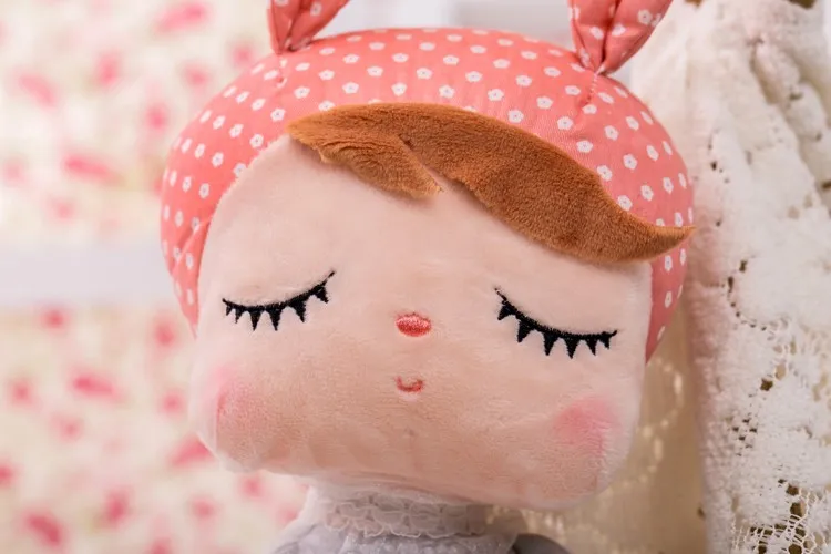 В коробке Metoo Кукла Kawaii плюшевая Мягкая Плюшевая Игрушка Животные детские игрушки для девочек и мальчиков на день рождения Рождество Кролик Анжела