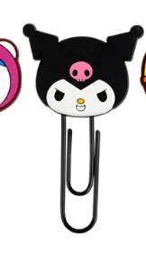 8 1 шт. рисунки из мультфильма ПВХ Kuromi Pororo Rilakkuma закладки бумажные зажимы студенческие канцелярские принадлежности клипса для заметок детские игрушки подарок - Цвет: 8