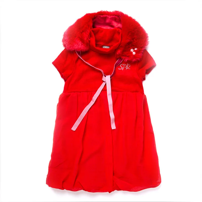 Kids children clothing brand all for and accessories baby girl dress fall fashion woolen vestidos dresses | Детская одежда и обувь
