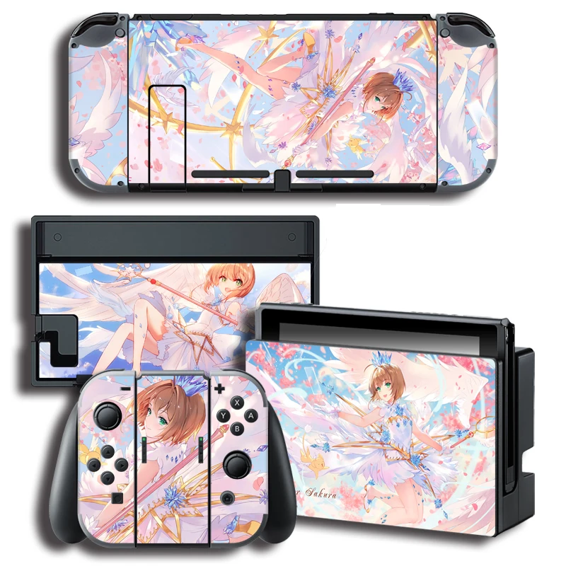 Виниловая Защитная Наклейка для консоли Nintendo Switch NS + контроллер чехол