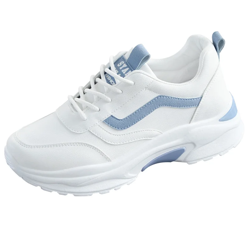 

Fashion Casual Shoes Woman 2019Women Sneakers Comfortable Breathable White Flats Female Platform Sneakers Chaussure Femme LM-06