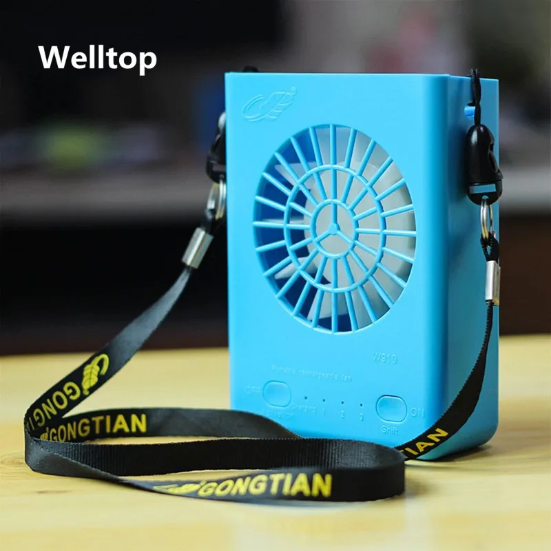 Многофункциональный перезаряжаемый мини вентилятор Welltop 3 скорости ручные