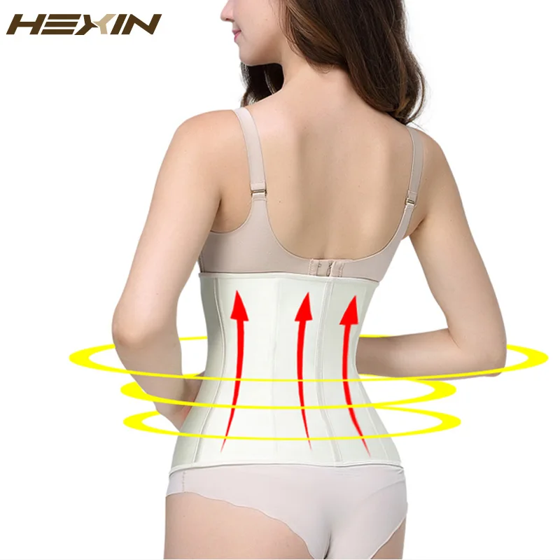 HEXIN 9 стальные косточки 3 слоя летний латексный тренажер для талии Корректирующее