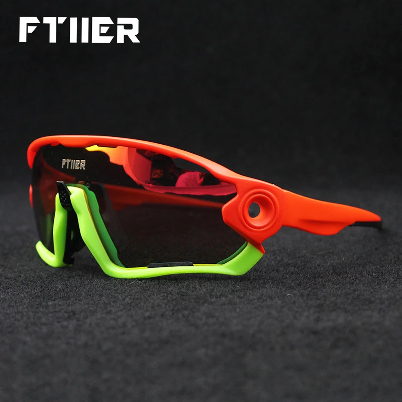 Ftiier велосипедные очки UV400 велосипедные солнцезащитные очки Gafas ciclismo уличные спортивные велосипедные очки для верховой езды очки для рыбалки и пеших прогулок