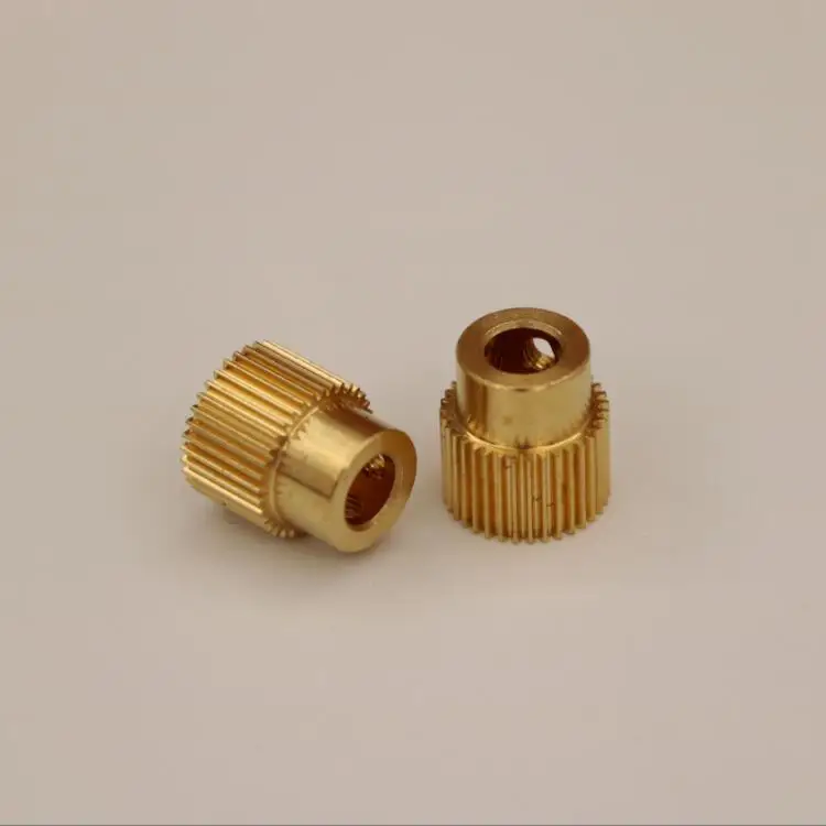 

Yellow copper 0.3 Modulus 5MM Hole Diameter 35 Teech Brass Worm Gear Wheel with Screw for Drive Gear Box Shaft