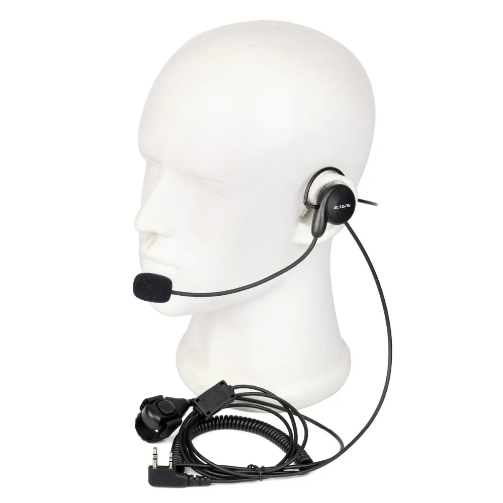 Универсальный 2Pin палец PTT наушник мягкий микрофон гарнитура для Kenwood для BAOFENG UV-5R Bf-888s Retevis H777 RT5 рация