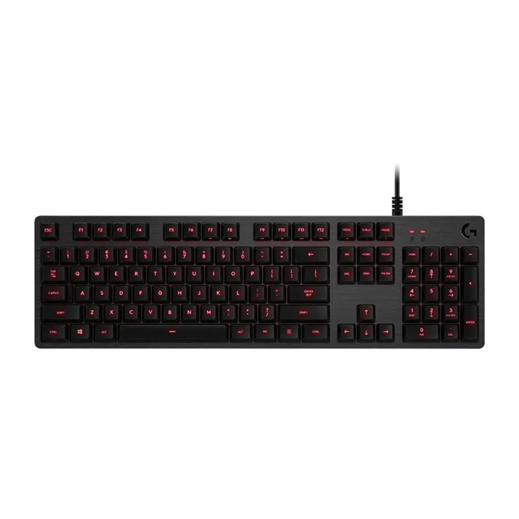 Механическая игровая клавиатура logitech G413, светодиодный, с подсветкой, с USB, проводная, компьютерная, геймерская, 113 клавиш, Игровая клавиатура, logitech Teclado
