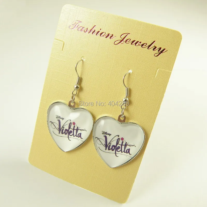 Серьги капельки в форме сердца для девочек подарок на день рождения драгоценные