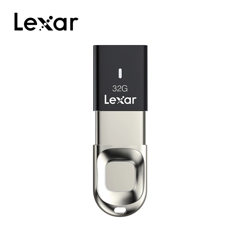Lexar F35 usb 3 0 флеш накопитель с отпечатком пальцев 32 Гб 64 128 ГБ светодиодная карта