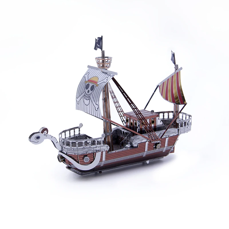 Цельнокроеное 3D металлическое нано-головоломка Going Merry модель пиратского корабля наборы DIY 3D лазерная резка головоломки игрушки подарок фигурка для Audlt детей