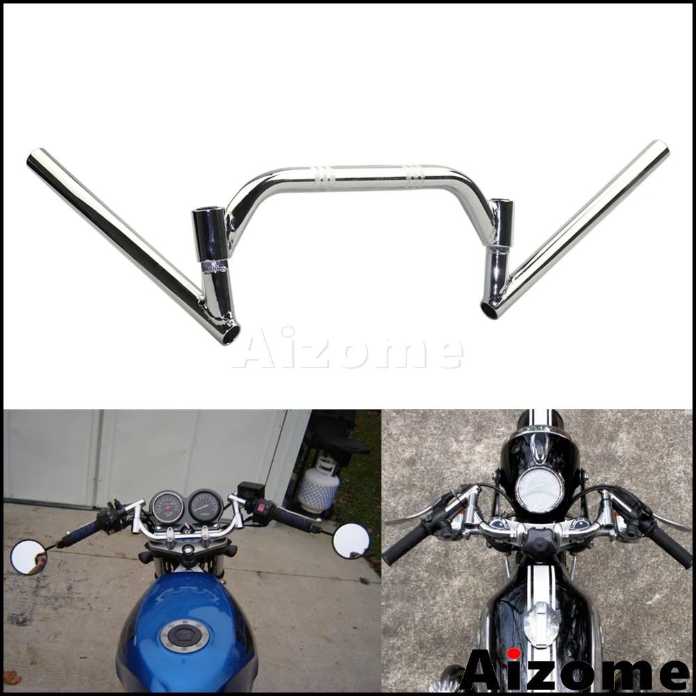 Мотоцикл Регулируемый 7/8 &quotРуль для Honda Yamaha Suzuki Кафе Racer CB GS XS 650 750 850 900 Ace Clubman 22 мм