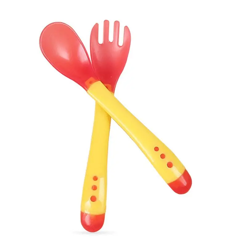 2 PC Yellow Ложка для младенцев, пищевая добавка, питатель, безопасная посуда, инструменты для новорожденных, сжимающая бутылочка для кормления, силиконовая обучающая рисовая бутылочка - Цвет: 2 PC Yellow