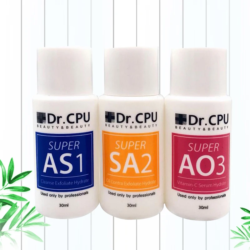 

Newest Aqua 3 bottles 30ml peeling solution aqua serum for water dermabrasion skin cleanling machine for normal skin