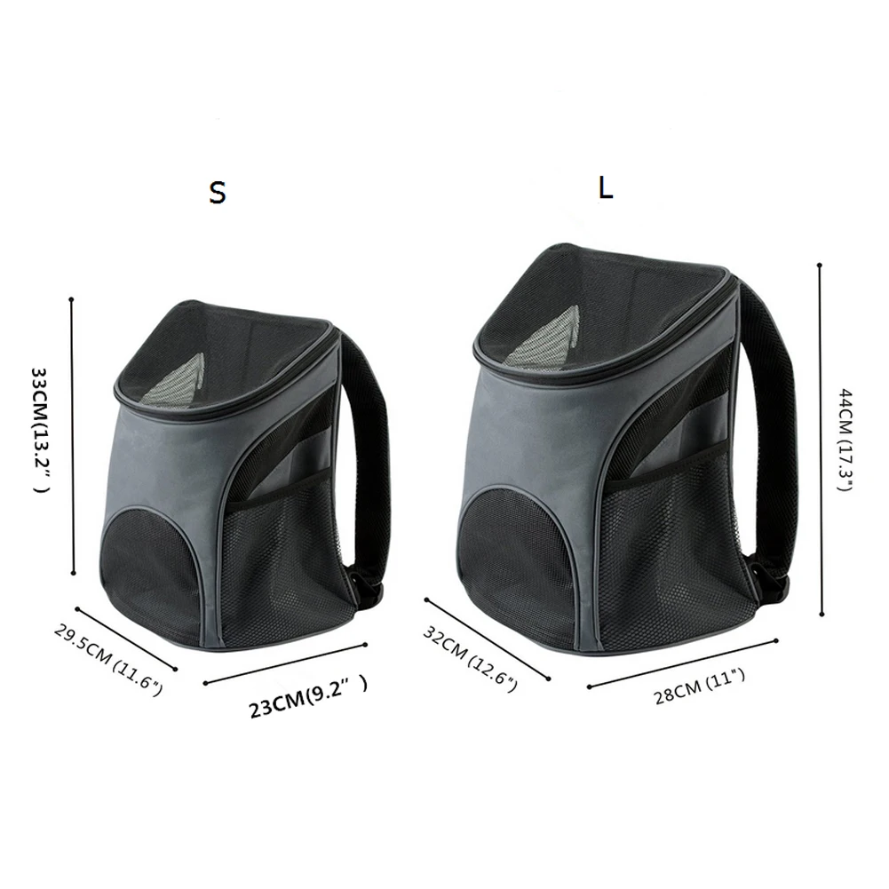 Двойные сумки через плечо с задней сеткой переноска для домашних животных