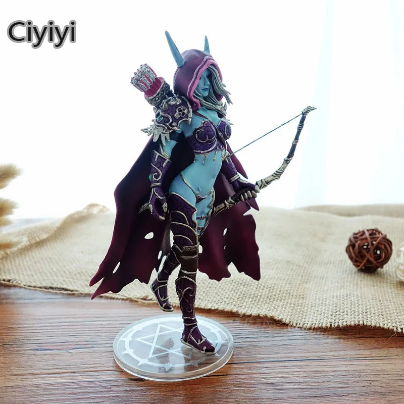 Классическая игра Wow darknight Lady Sylvanas Windrunner ПВХ экшн-фигурка игрушка в