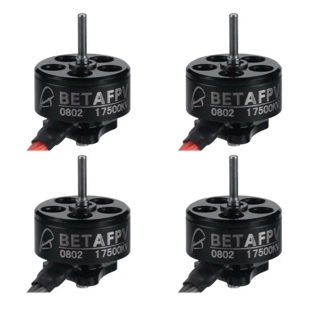 BETAFPV 4 шт. 0802 мотор 17500кв бесщеточные двигатели для FPV Racing Tiny Whoop 2S бесщеточный Дрон Whoop Beta75 Pro Beta65X