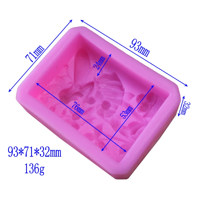 Цветочные феи силиконовые формы мыло форма для мыла конфеты фруктовый торт