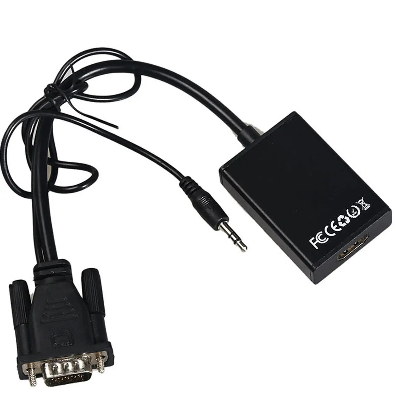 Полный 1080 P VGA+ 3,5 мм аудио в HDMI конвертер HDMI адаптер с USB Питание для портативных ПК на ТВ проектор Дисплей монитор - Цвет: type3