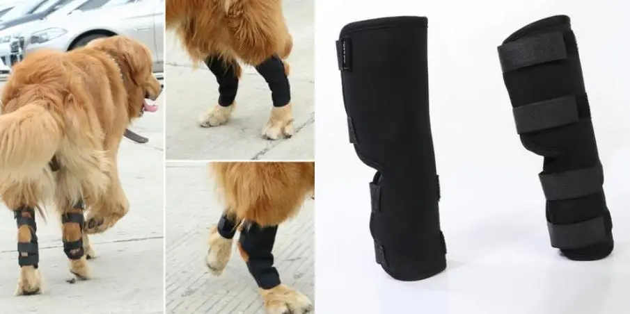 1 пара домашних собак ноги Brace Pet колено Hock протектор коврик для терапевтический