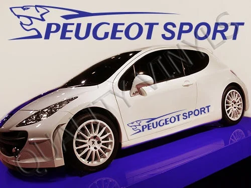 Для 1 компл./2 шт. P66 PEUGEOT SPORT двери автомобиля графика наклейка наклейки 106 205 206 207 208