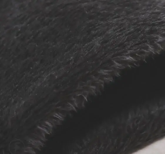 black with fur GOXPACER/Сапоги выше колена; Женские ботинки в байкерском стиле; Ботинки martin на высоком квадратном каблуке; универсальная эластичная тонкая обувь из натуральной кожи размера плюс - Цвет: black with fur