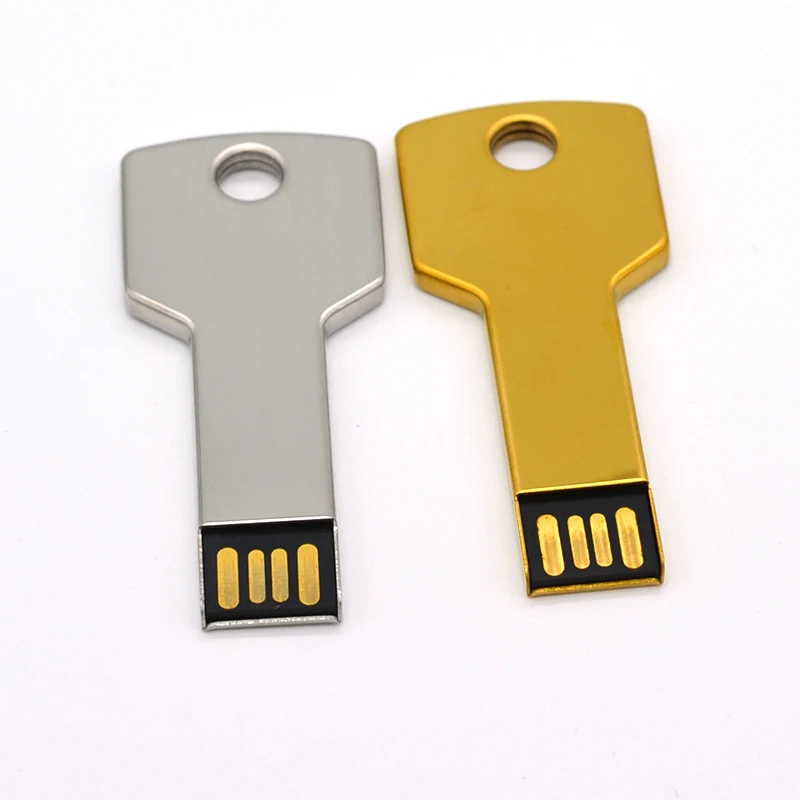 USB 2 0 флеш-накопитель автомобиль U диск из метала золотого цвета ключ модель