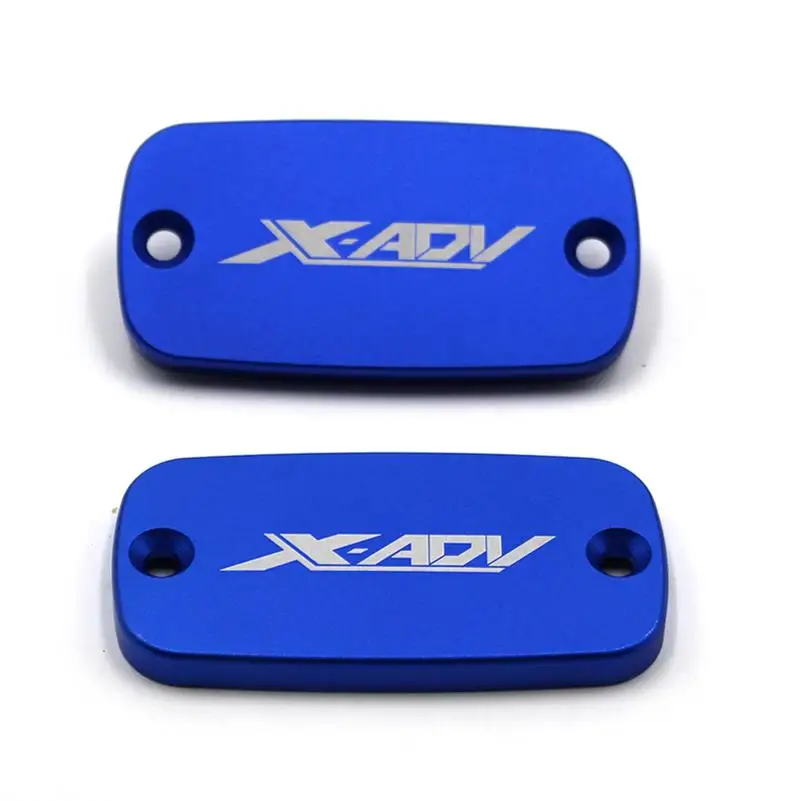 HONDA-Blue Аксессуары для мотоциклов CNC алюминиевая передняя Тормозная жидкость Крышка Резервуара Крышка для Honda XADV X-ADV - Цвет: HONDA-Blue