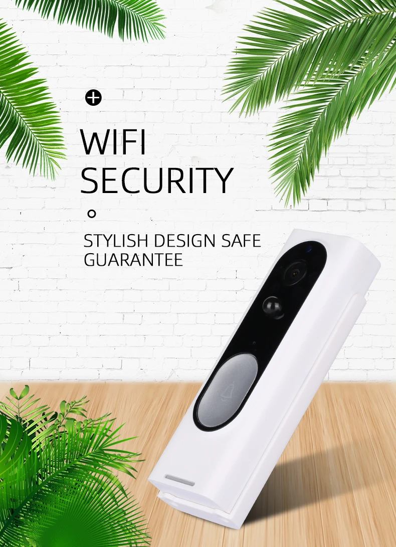 Vikewe видео дверной звонок 1080p HD ночного видения беспроводной WiFi безопасности домашний монитор домофон умный телефон Видимый дверной Звонок камера