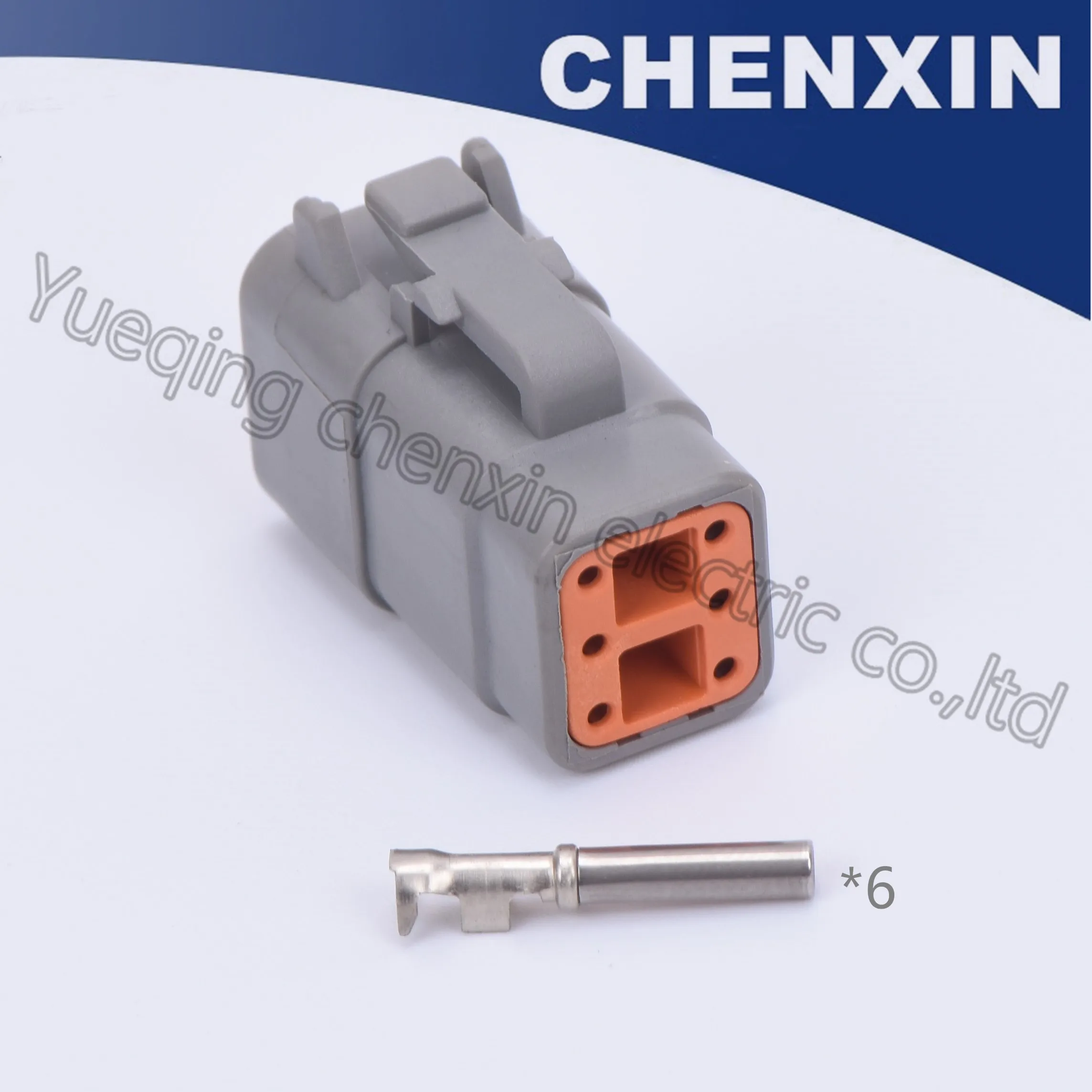 Серые 6 контактов автомобильные водонепроницаемые Автомобильные разъемы