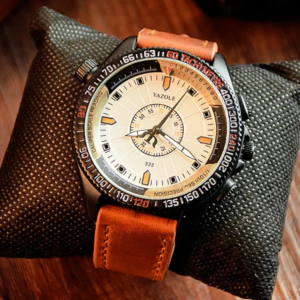 

2019 Luxury Brand Yazole Fashion Watches Men Leather Casual Watch Waterproof Military Relogio Masculino Sport Men Wristwatch