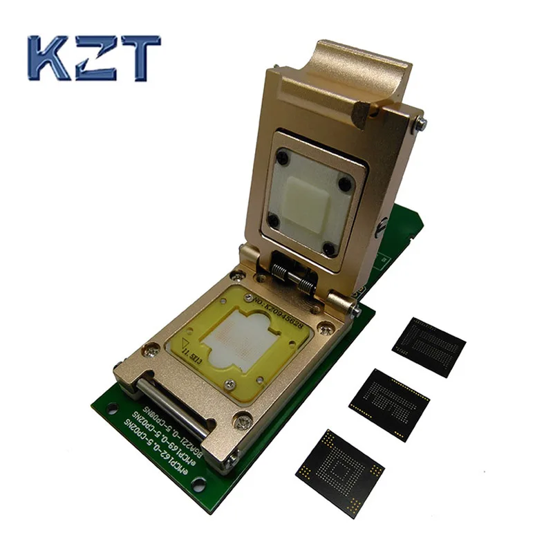 Разъем eMMC eMMC153/169 emcp162/186 eMCP221 Pogo Pin тестовый считыватель сокетов BGA153 169 162 186 для