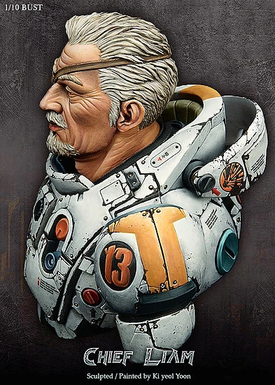 Набор фигура из смолы Chief Liam грудь Серии GK механическая без покрытия цвета 1/10 |