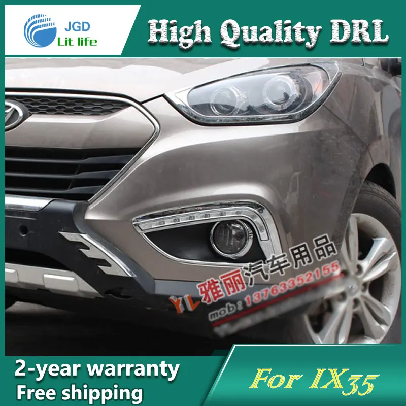 Бесплатная доставка! Дневные ходовые огсветильник для Hyundai IX35 6000-2009 12 В 2013 k |
