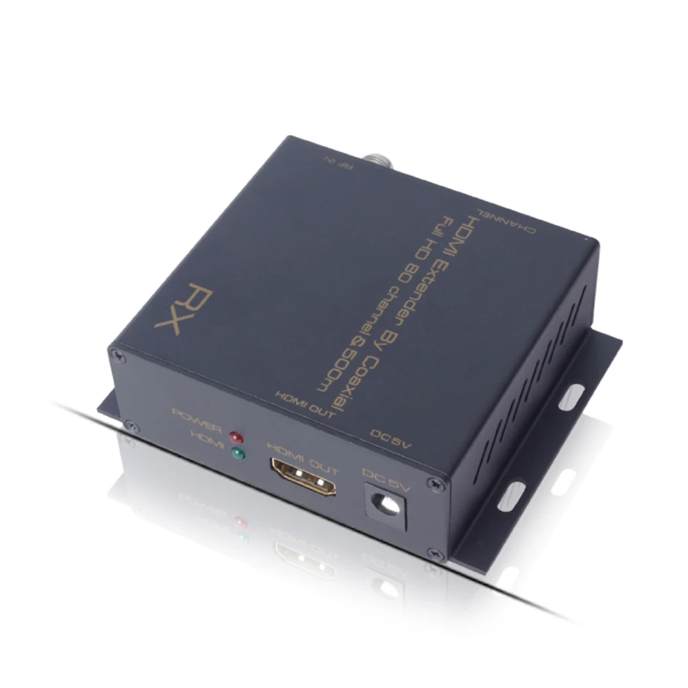HDMI удлинитель по радиочастотный коаксиальный 500 M в РФ/COAX модулятор для DVB T