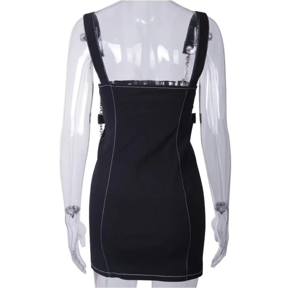 Черные женские винтажные Ретро готические платья в стиле стимпанк летняя одежда