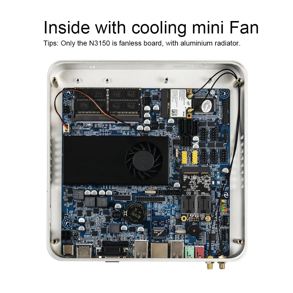 HLY мини-ПК Intel Celeron N3150 J1900 четырехъядерный мини-компьютер Celeron N2810 Windows 10 HDMI wifi USB tv BOX Настольный ПК