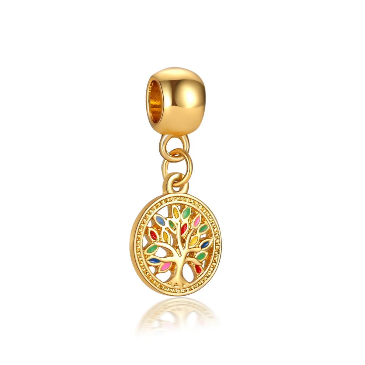 

Colorful The Tree of Life DIY Pendant Bead Charms Jewelry Handmade Necklace Bracelet Accessories