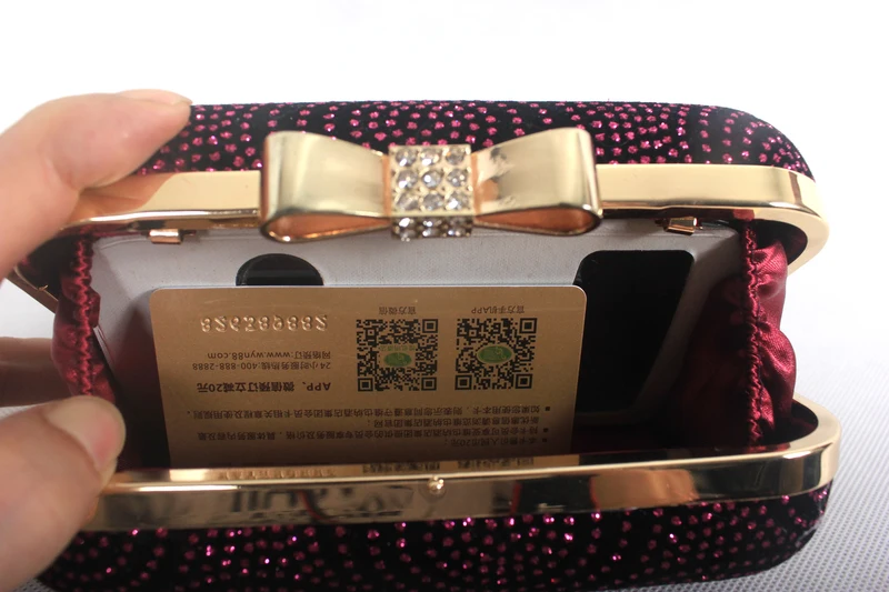 Женская вечерняя сумочка DAIWEI бархатная для свадьбы торжества вечеривечерние