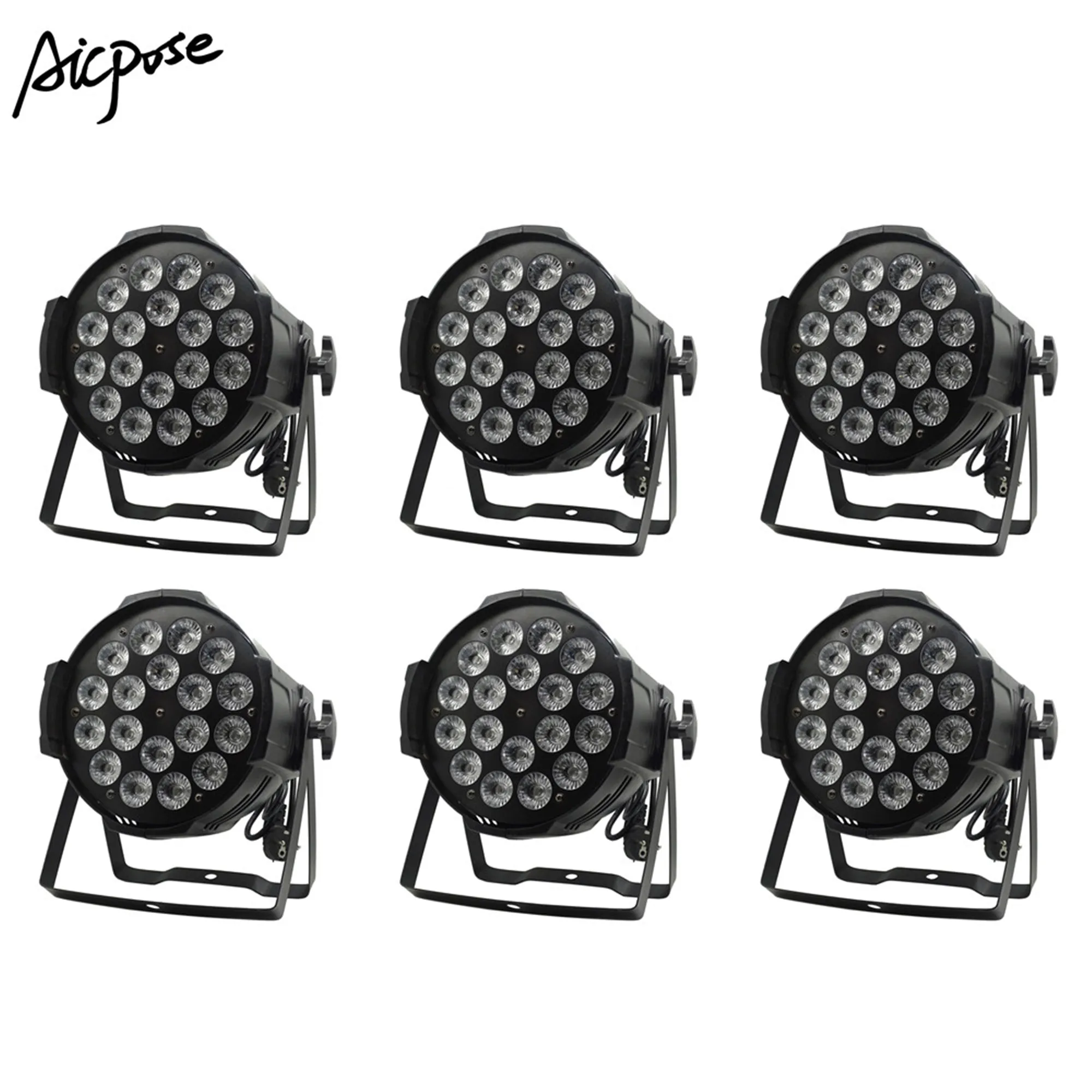 18*12 Вт алюминиевый LED Par 18x12 RGBW 4в1 Can 64 Светодиодный прожектор dj проектор для мытья