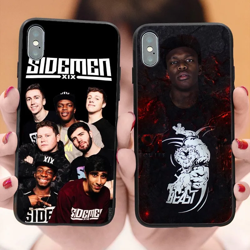 Sidemen против KSI Keep Up Мягкий Силиконовый ТПУ чехол Чехол для iPhone X 5 5S SE 6s плюс 7 8 XS XR XS Max Роскошные coque