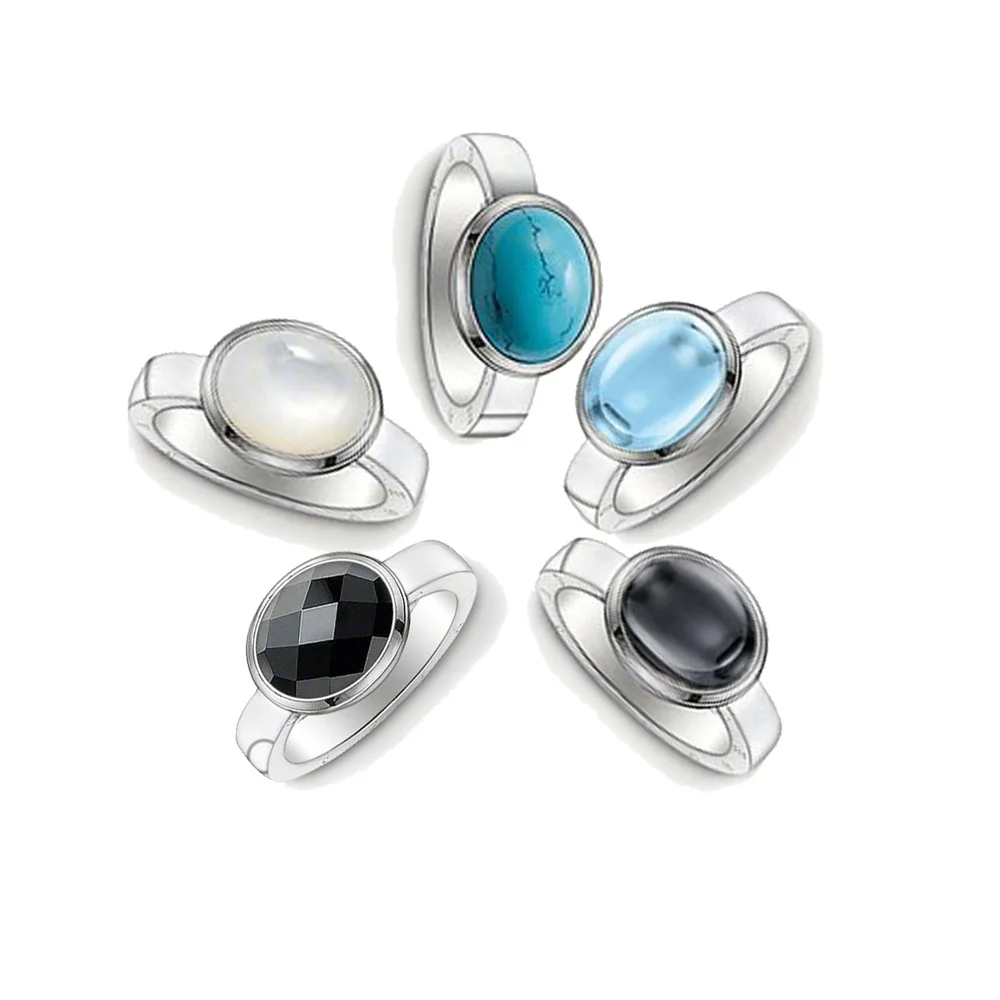 Женское серебряное кольцо с опалом кошачий глаз бирюзовыми гранеными