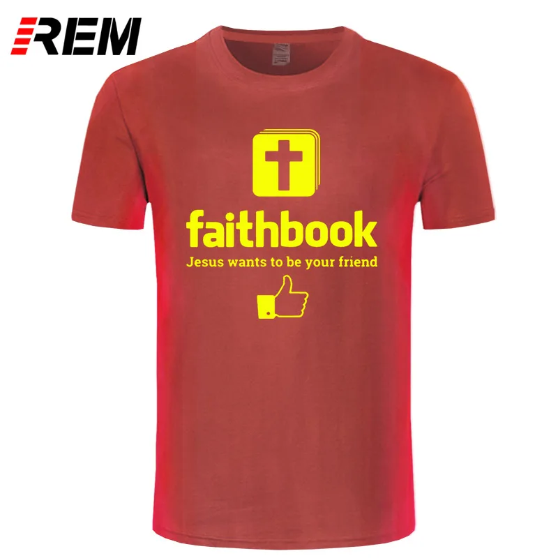 REM New Jesus хочу быть вашим другом, футболка с буквенным принтом, Христианские Футболки, хлопковые футболки с коротким рукавом, футболки с изображением Иисуса - Цвет: 1
