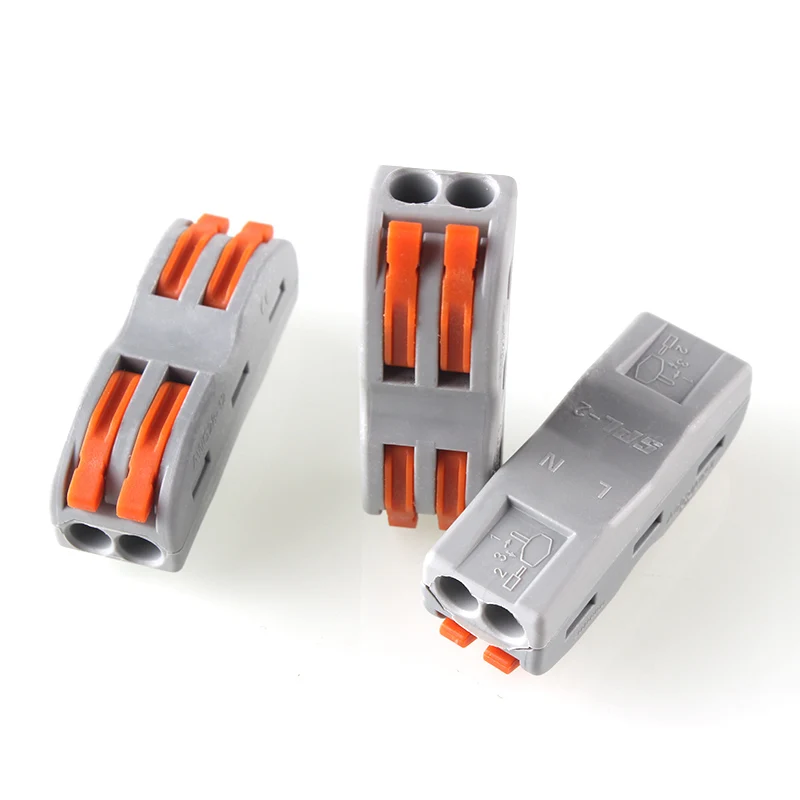 5 шт./лот универсальный компактный разъем для проводки 4 контактный клеммный блок